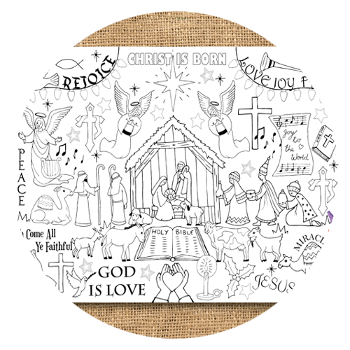 nativity round ps